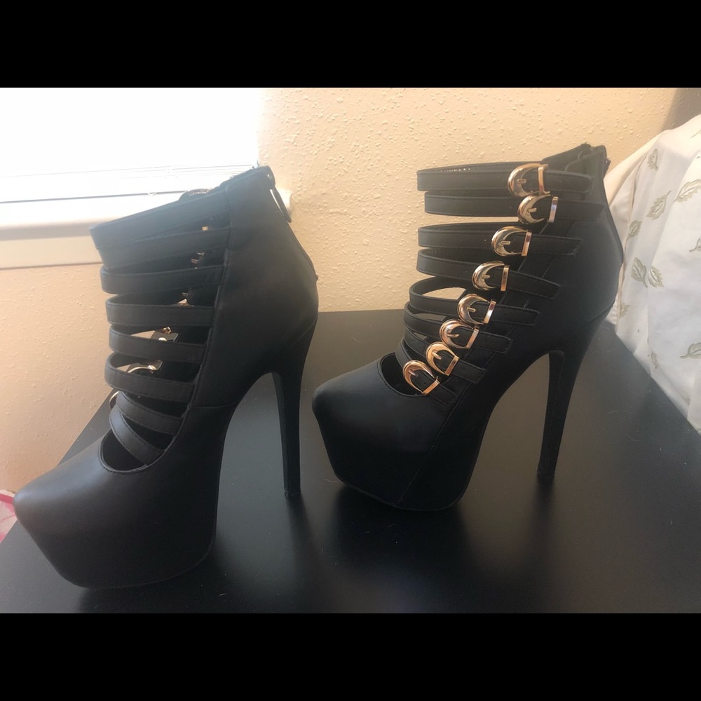 Black heels